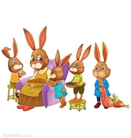 داستان چهار خرگوش کوچولو