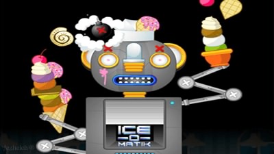 بازی ربات بستنی یخی