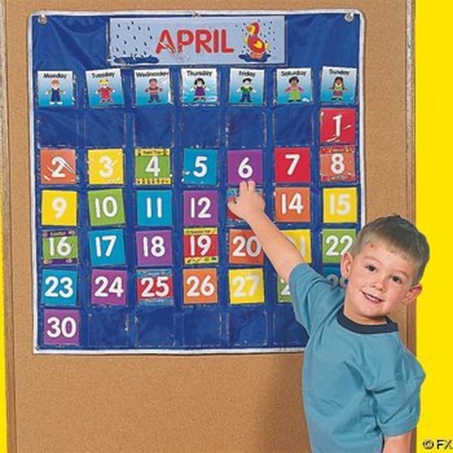 فعالیت‌هایی برای آموزش استفاده از تقویم به بچه‌های مهد کودک